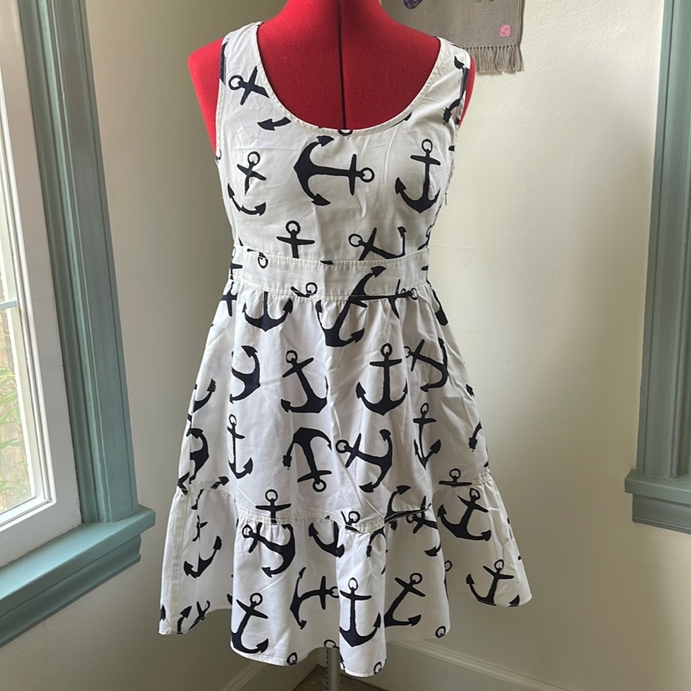 J Crew Nautical Anchor Dress